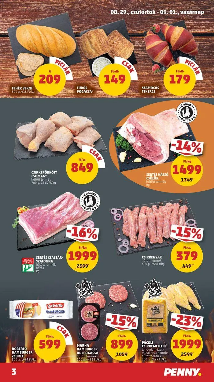 Katalógus Catalog PENNY 35. heti reklámújság augusztus 24.-tól szeptember 7.-ig 2024. - Oldal 3