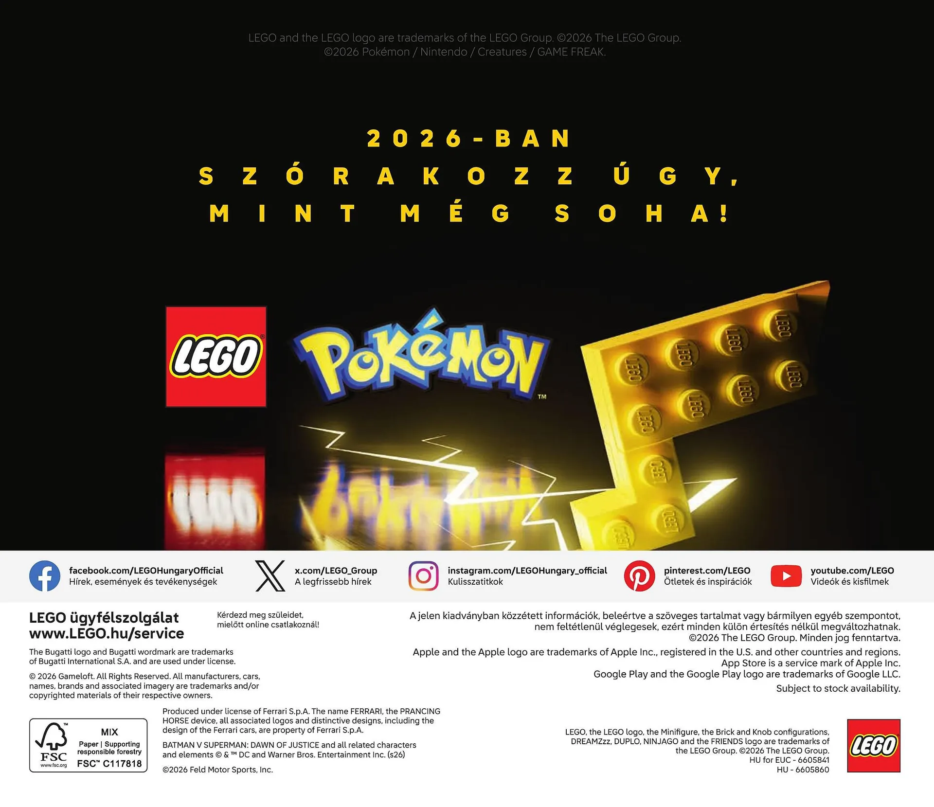 Katalógus Lego akciós újság január 1.-tól június 30.-ig 2026. - Oldal 124