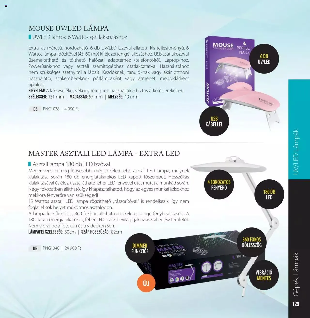 Katalógus Perfect Nails - Akciós újság június 7.-tól december 31.-ig 2023. - Oldal 129