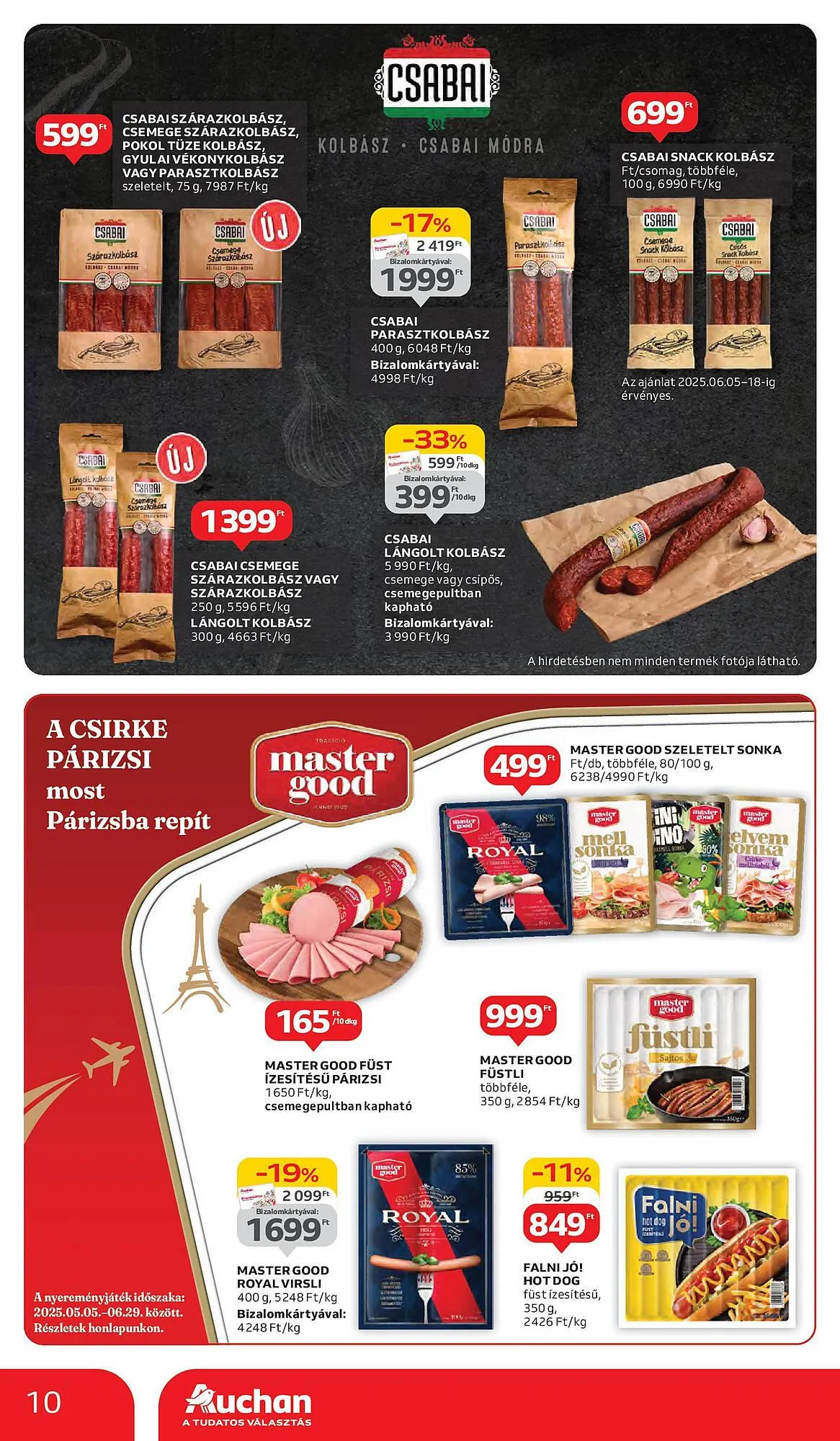 Katalógus Auchan akciós újság június 5.-tól június 11.-ig 2025. - Oldal 10