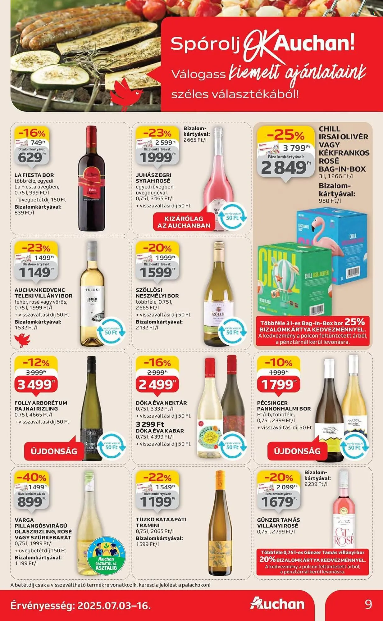 Katalógus Auchan akciós újság július 3.-tól július 9.-ig 2025. - Oldal 9