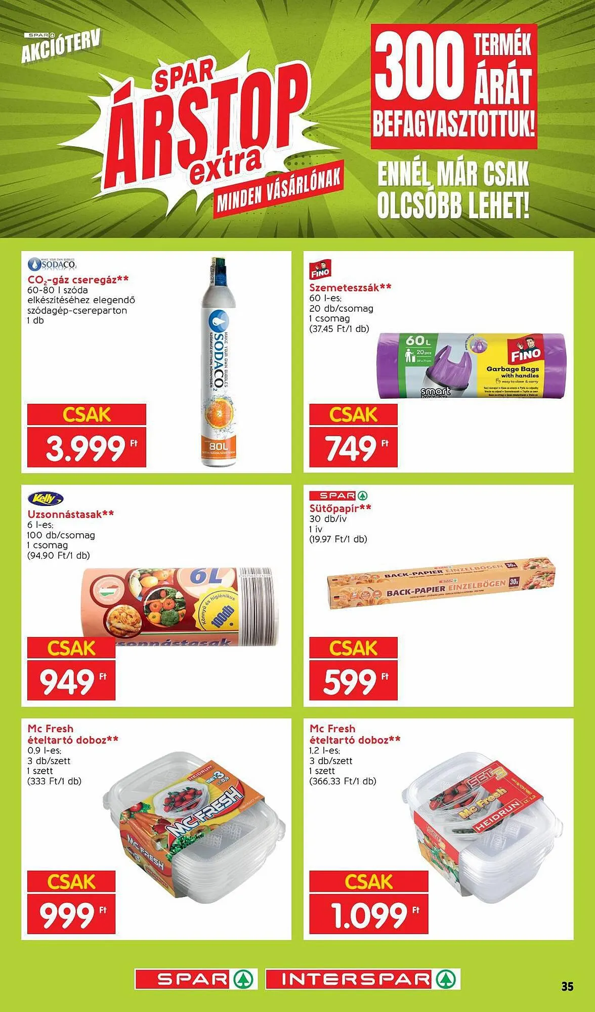 Katalógus Spar akciós újság október 1.-tól december 31.-ig 2023. - Oldal 35