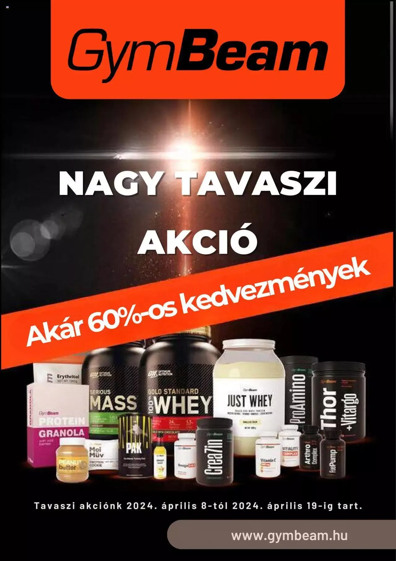 Katalógus GymBeam Akciós újság április 8.-tól április 19.-ig 2024. - Oldal