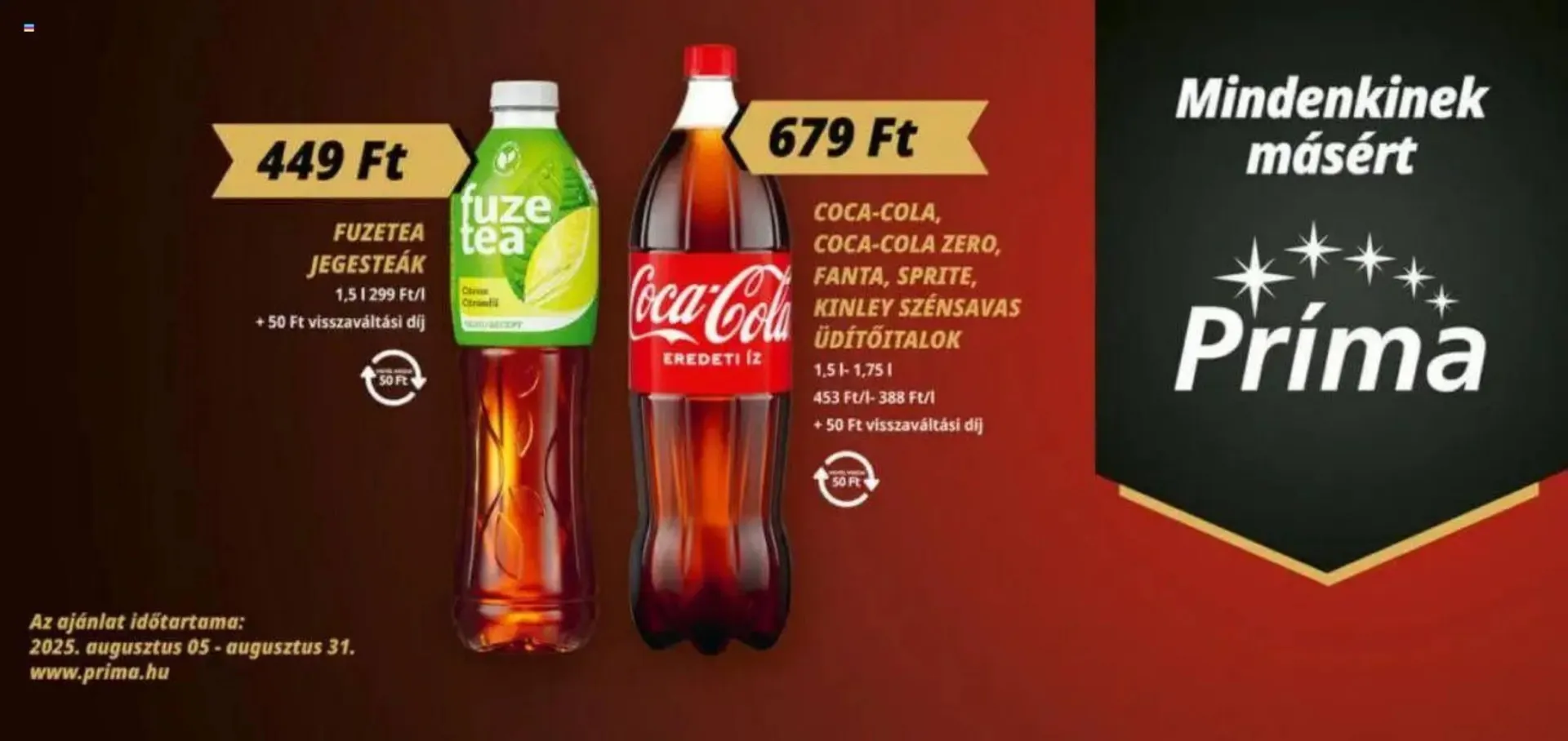 Katalógus Príma akciós újság augusztus 5.-tól augusztus 31.-ig 2025. - Oldal 2