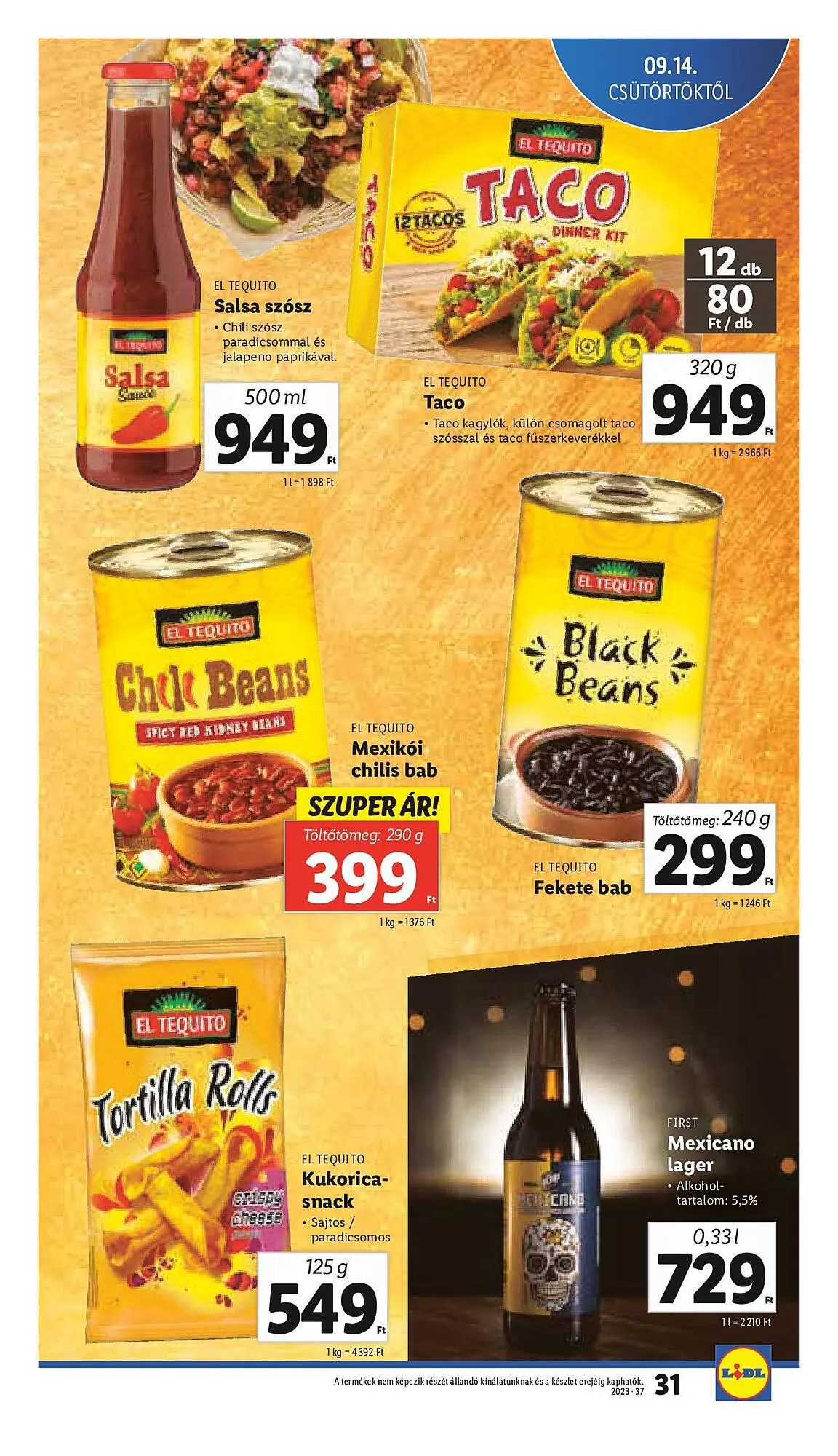 Katalógus Lidl akciós újság szeptember 14.-tól szeptember 20.-ig 2023. - Oldal 31