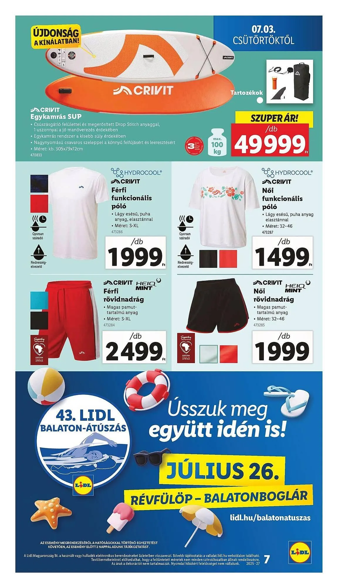 Katalógus Lidl akciós újság július 3.-tól július 9.-ig 2025. - Oldal 7