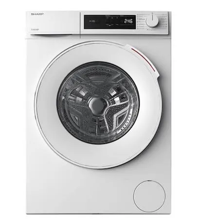 Sharp ES-NFA6102WD-EE elöltöltős keskeny mosógép, D energiaosztály, 6 kg kapacitás, 1000 ford./perc, 15 program, Fehér