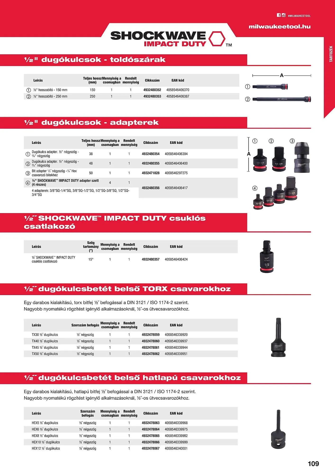 Katalógus Milwaukee akciós újság szeptember 16.-tól december 31.-ig 2025. - Oldal 109