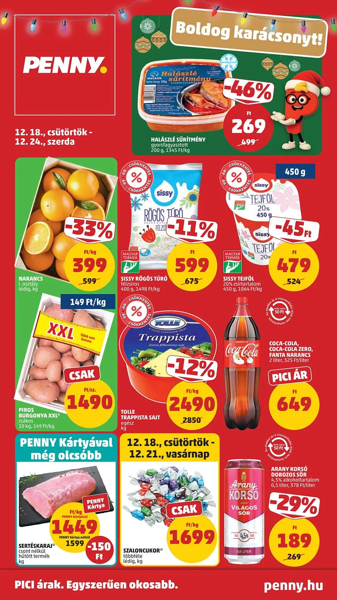 Katalógus PENNY akciós újság december 18.-tól december 24.-ig 2025. - Oldal 1