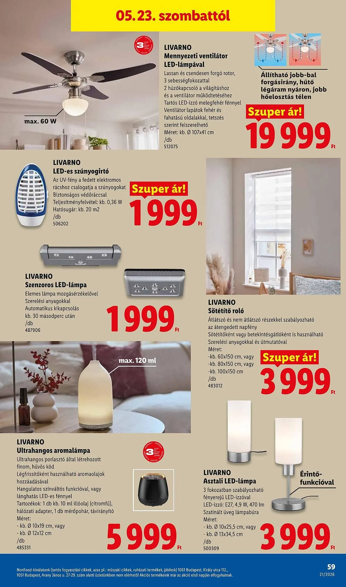 Katalógus Lidl akciós újság május 21.-tól május 27.-ig 2026. - Oldal 59
