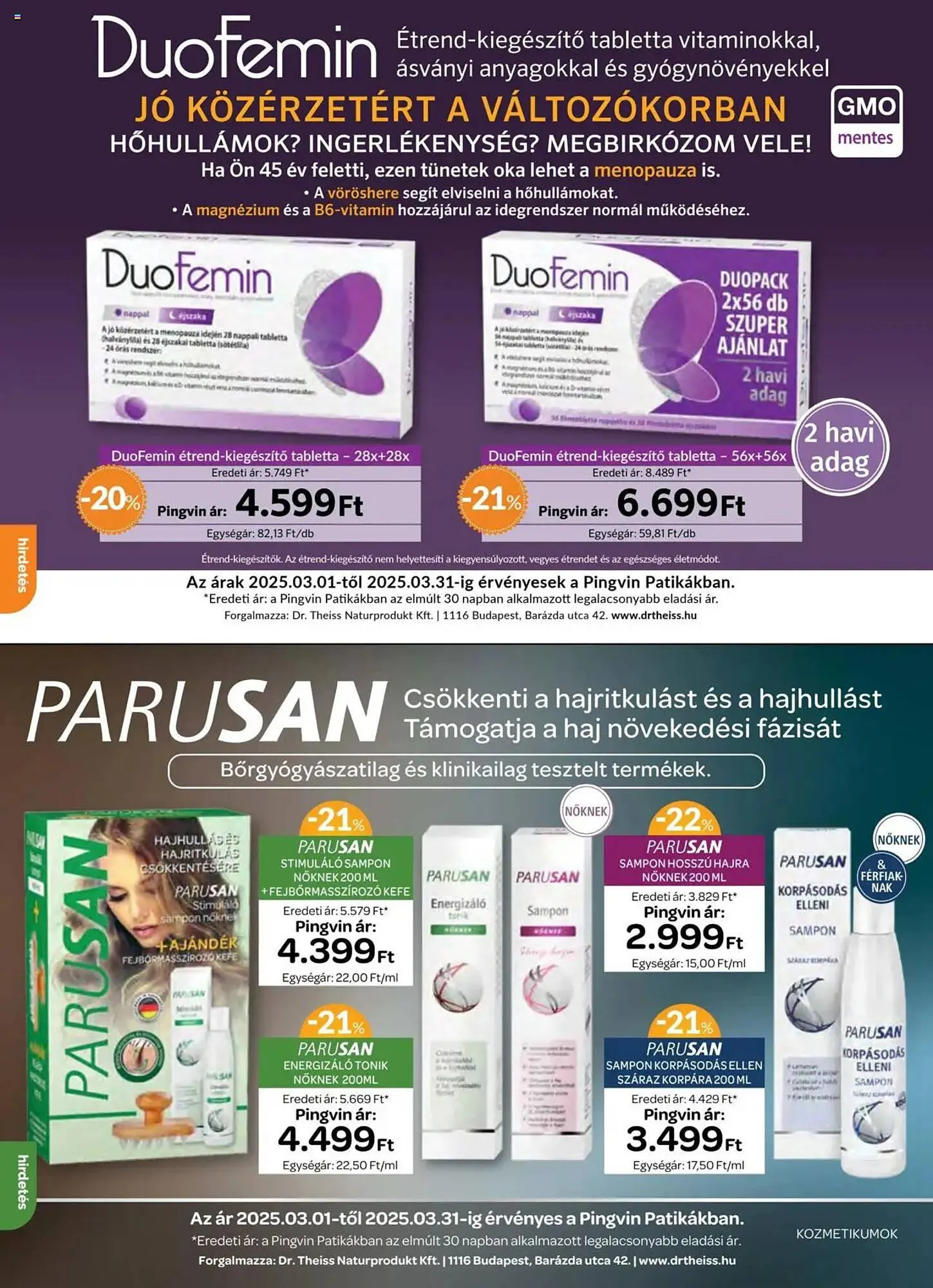 Katalógus Pingvin Patika akciós újság március 1.-tól március 31.-ig 2025. - Oldal 18