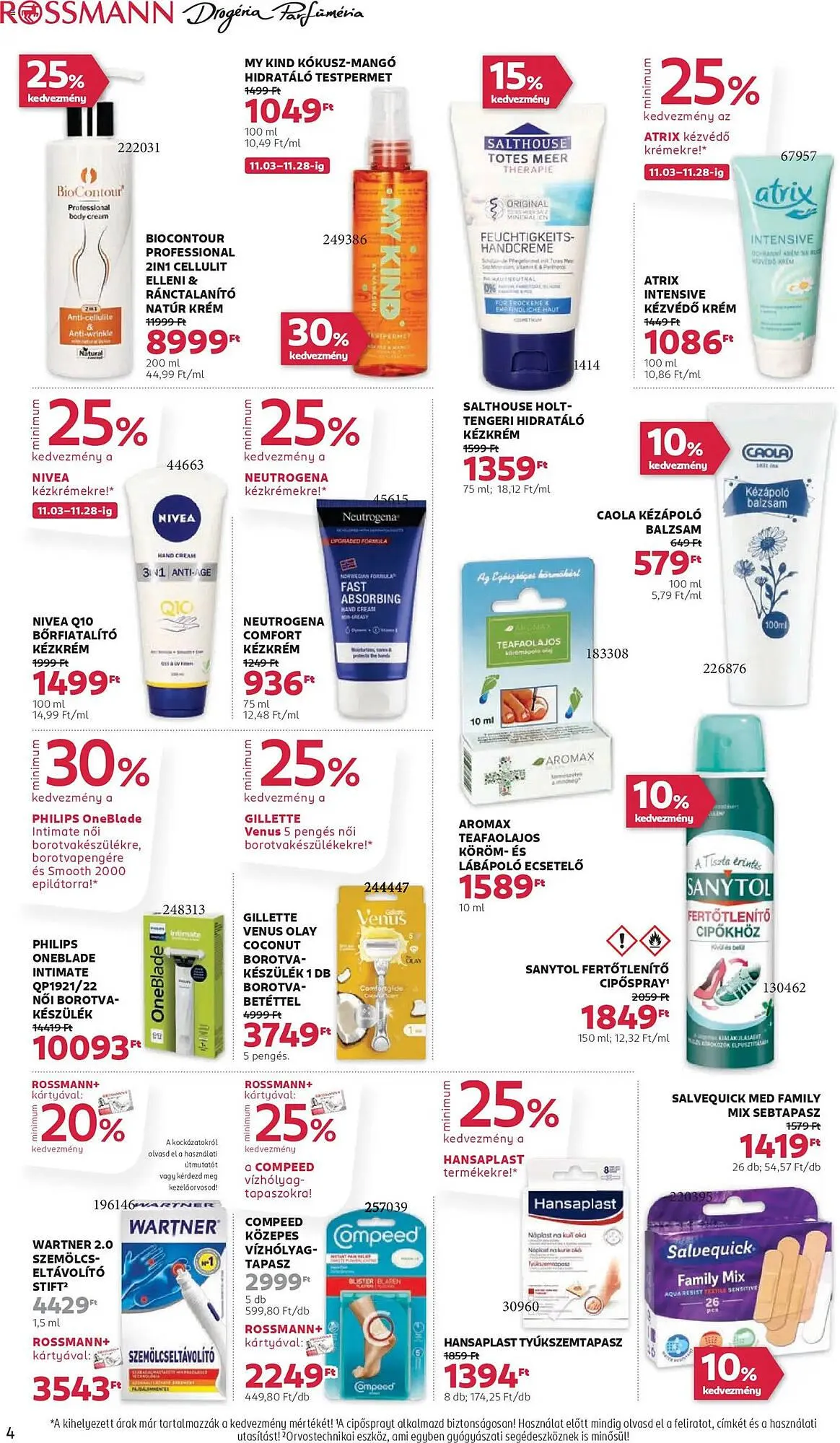 Katalógus Rossmann akciós újság november 3.-tól november 14.-ig 2025. - Oldal 4