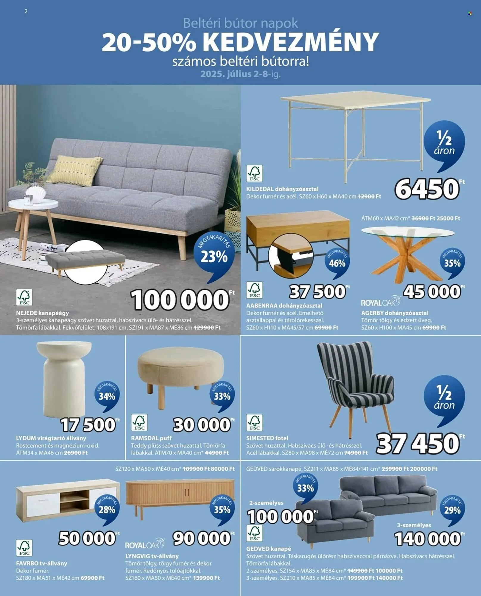 Katalógus JYSK akciós újság július 2.-tól július 29.-ig 2025. - Oldal 2
