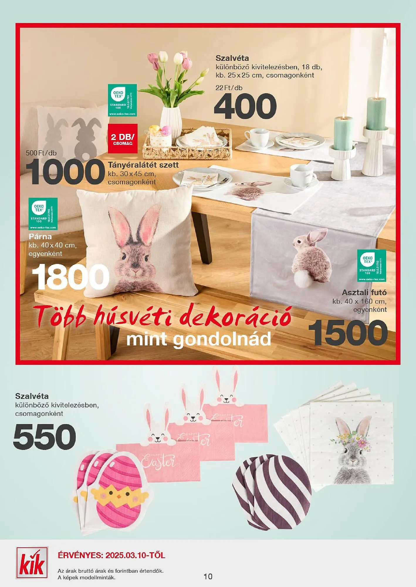 Katalógus Kik akciós újság március 7.-tól március 16.-ig 2025. - Oldal 10