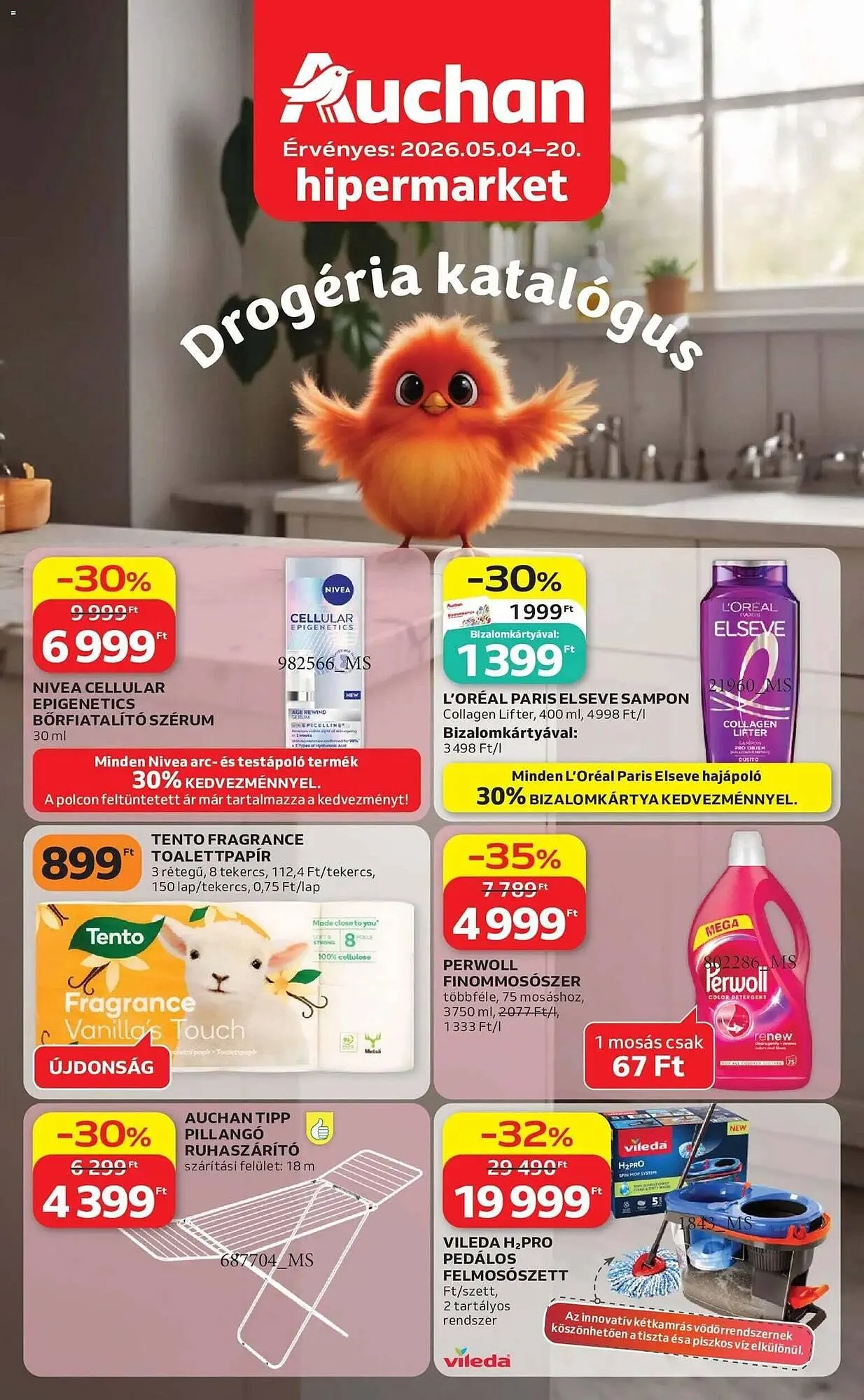 Katalógus Auchan akciós újság május 4.-tól május 20.-ig 2026. - Oldal 1