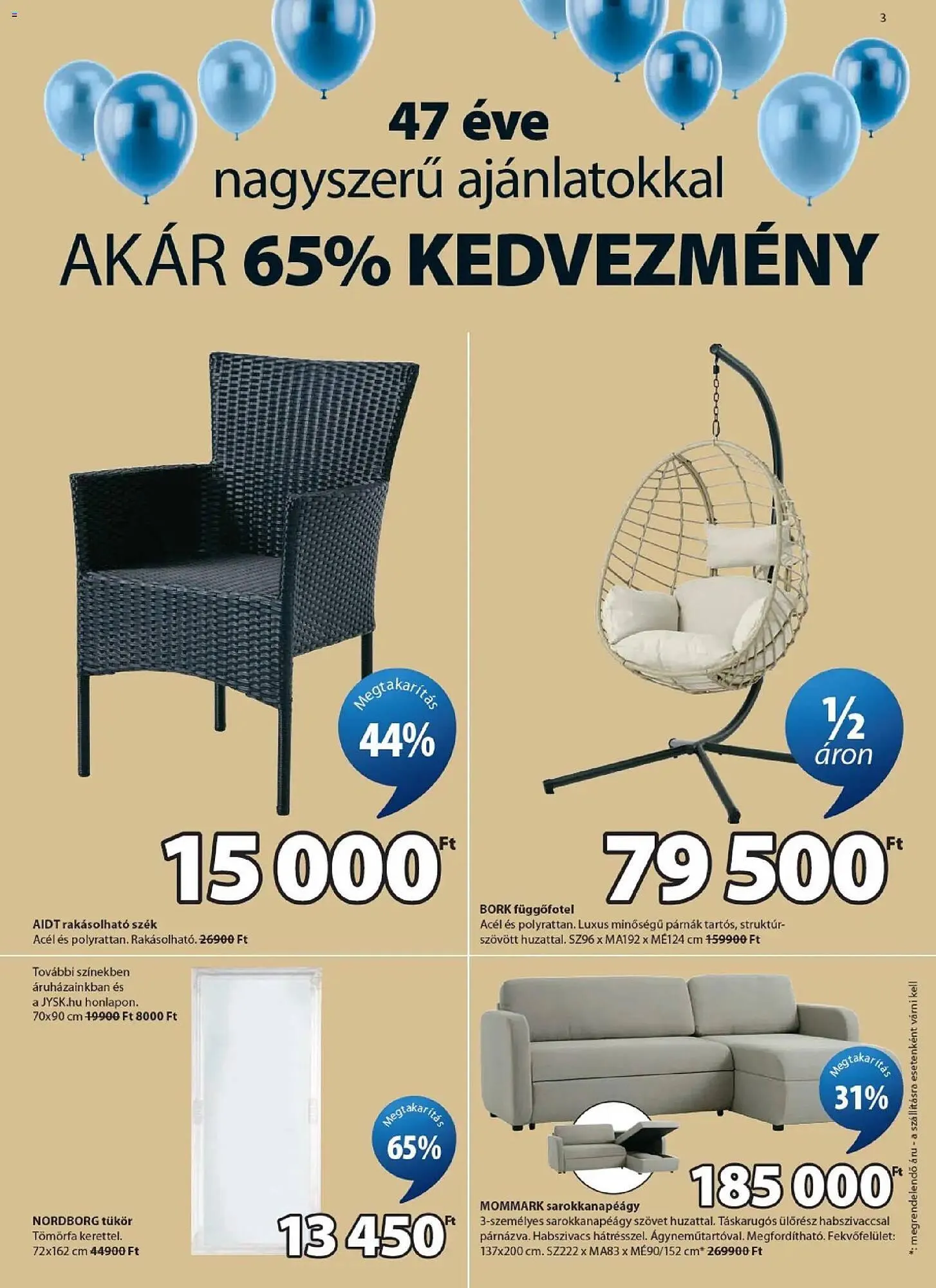 Katalógus JYSK akciós újság április 8.-tól május 17.-ig 2026. - Oldal 3