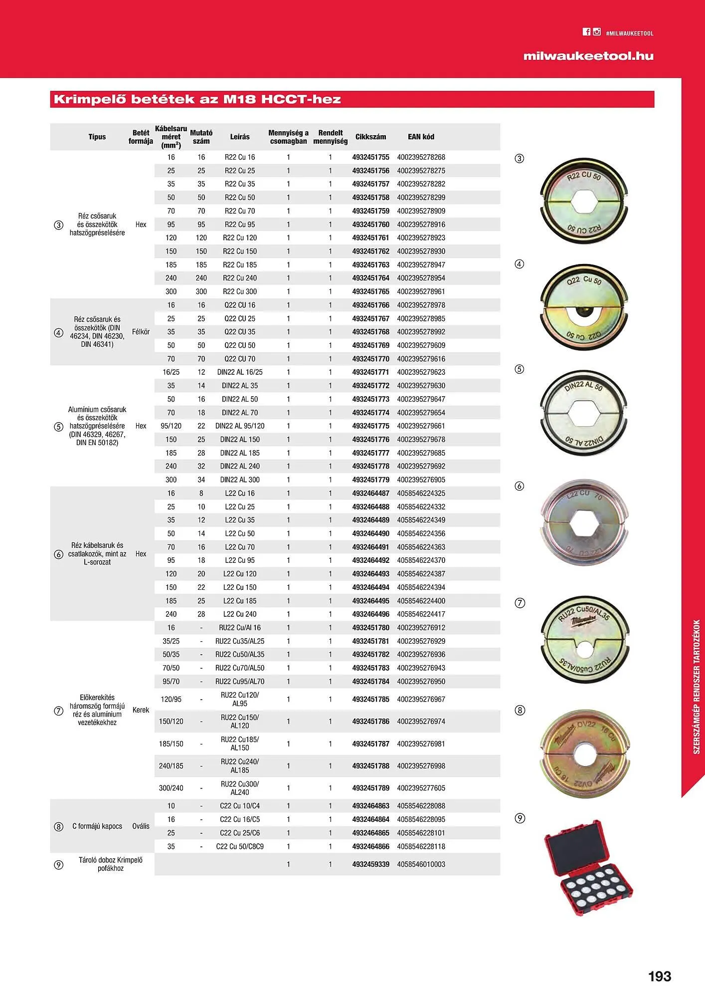 Katalógus Milwaukeetool akciós újság augusztus 14.-tól december 31.-ig 2024. - Oldal 193