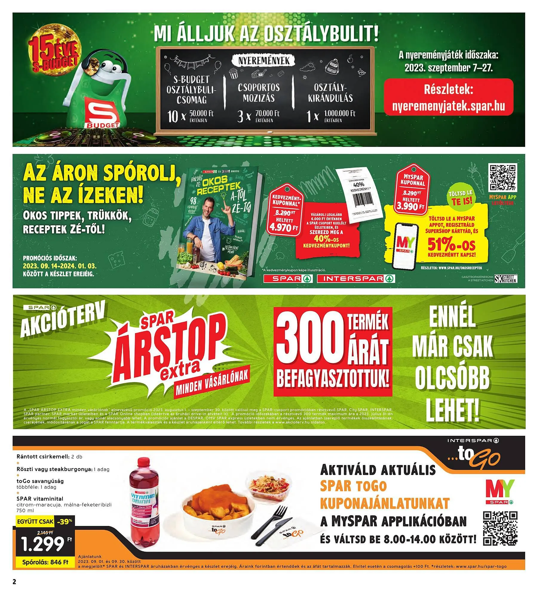 Katalógus Interspar akciós újság szeptember 21.-tól szeptember 27.-ig 2023. - Oldal 2