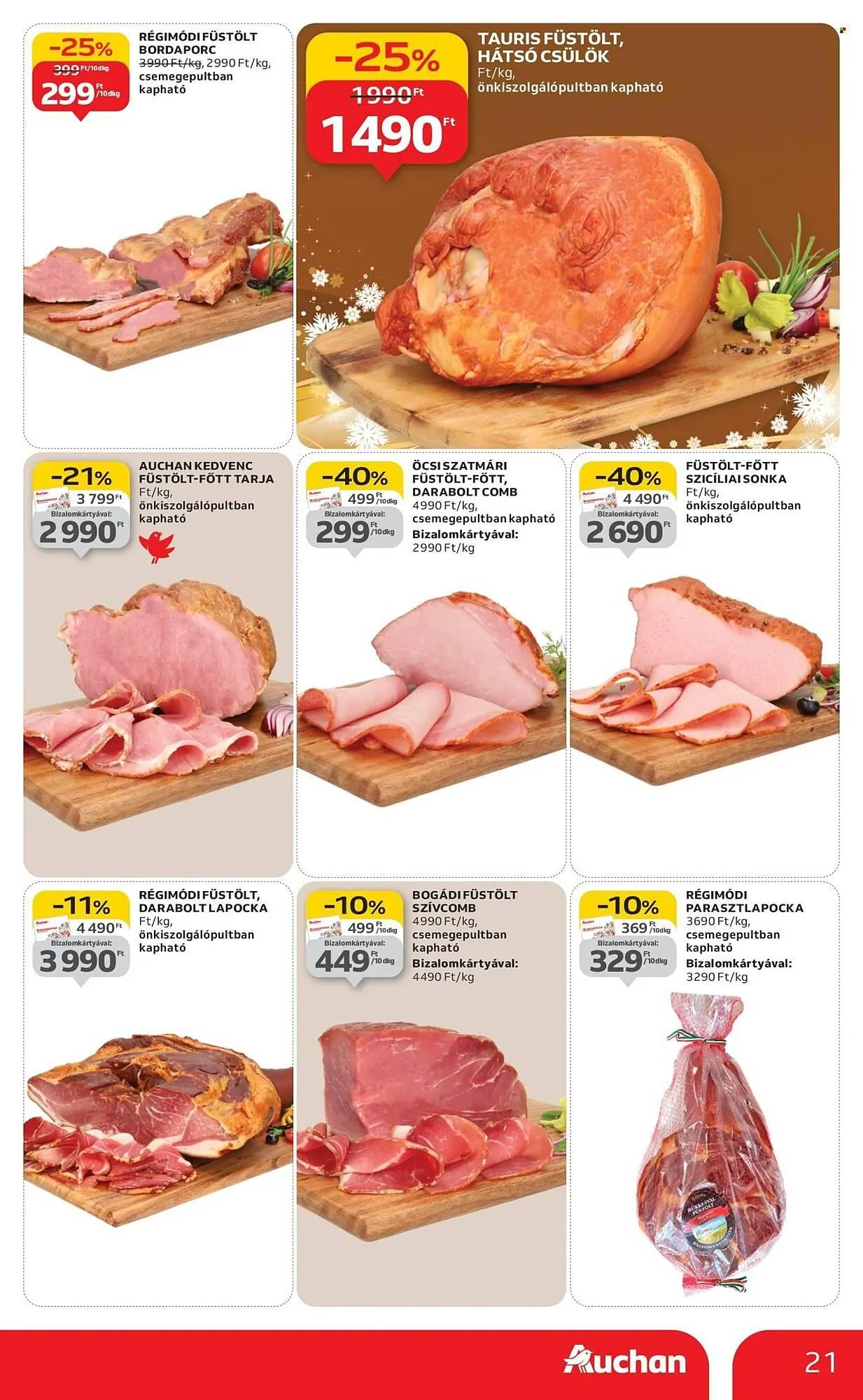 Katalógus Auchan akciós újság december 4.-tól december 10.-ig 2025. - Oldal 21