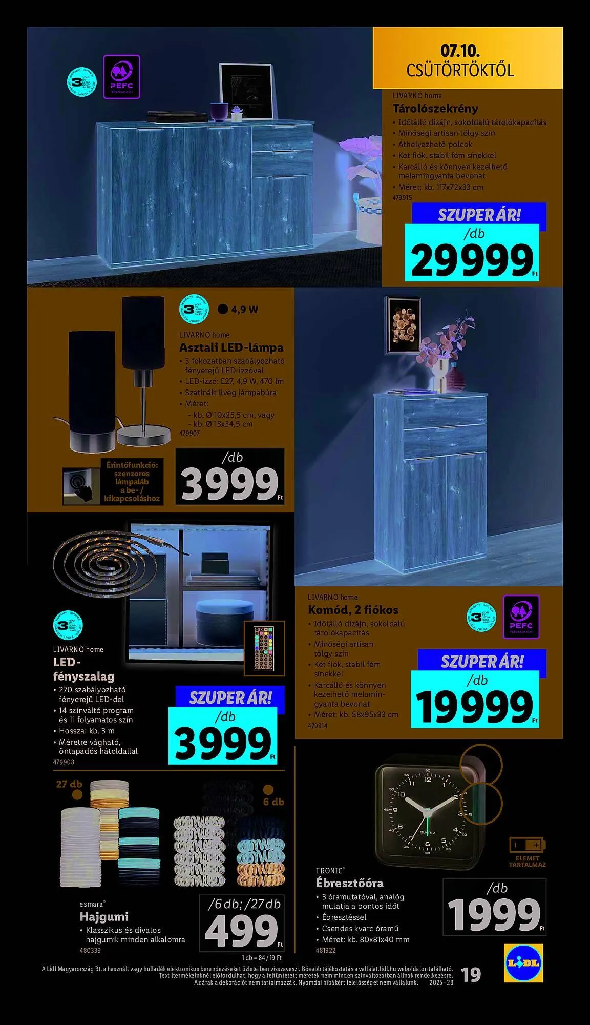 Katalógus Lidl akciós újság július 10.-tól július 16.-ig 2025. - Oldal 19