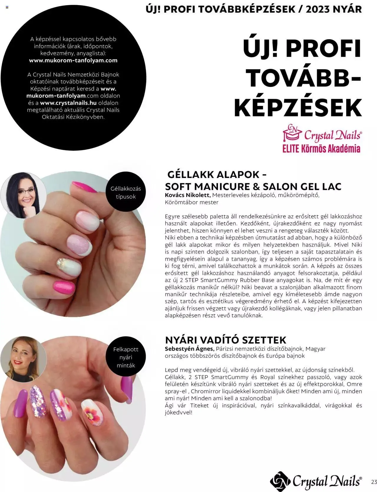 Katalógus Crystal Nails - NYÁR EXTRA KATALÓGUS június 1.-tól december 31.-ig 2023. - Oldal 23
