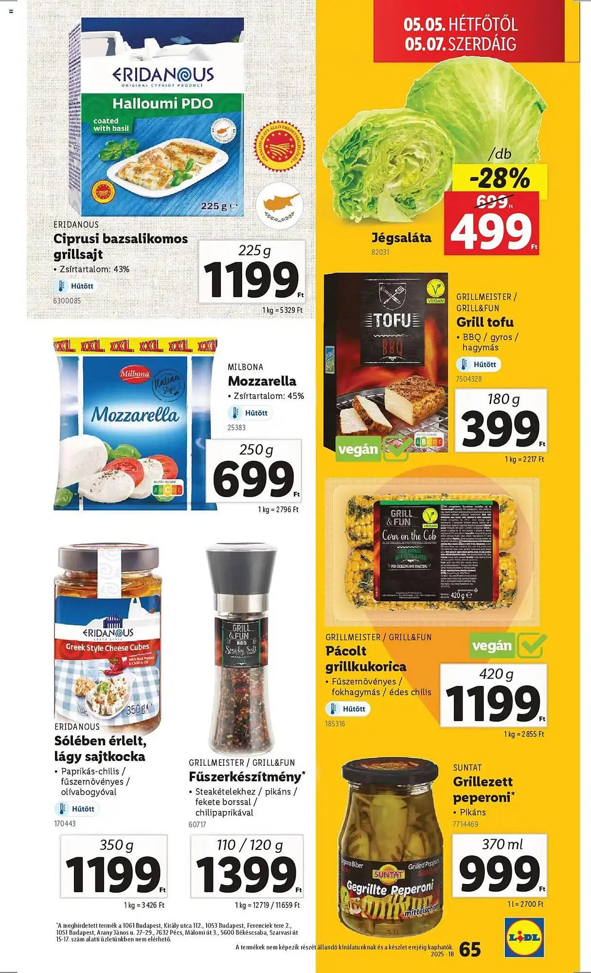 Katalógus Lidl akciós újság április 30.-tól május 7.-ig 2025. - Oldal 65
