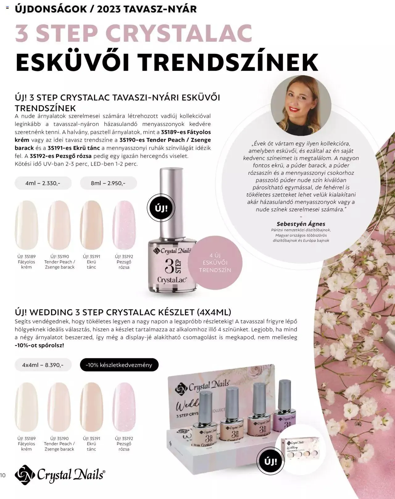 Katalógus Crystal Nails - Tavasz/Nyár katalógus 2023 március 6.-tól december 31.-ig 2023. - Oldal 10