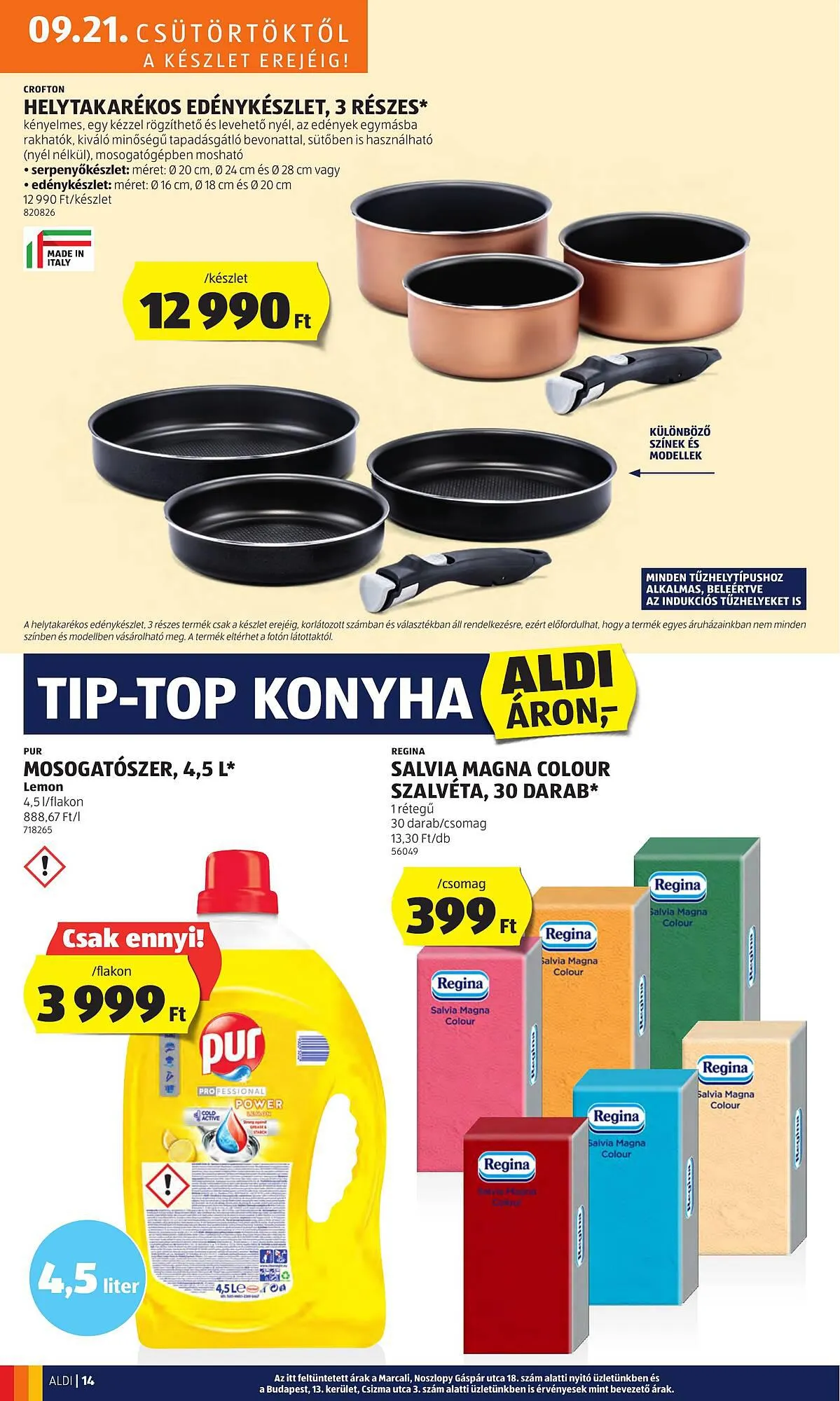 Katalógus ALDI akciós újság szeptember 21.-tól szeptember 27.-ig 2023. - Oldal 16