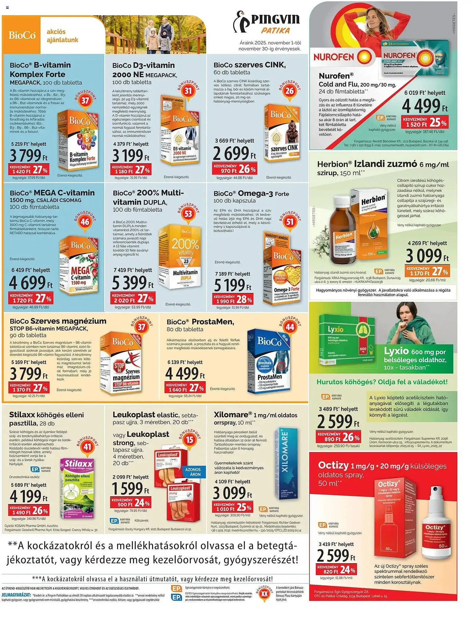 Katalógus Pingvin Patika akciós újság november 1.-tól november 30.-ig 2025. - Oldal 7