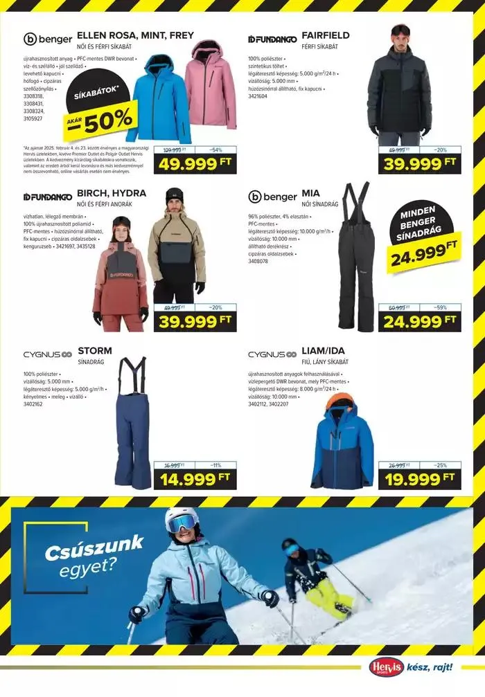 Katalógus Hervis akciós február 4.-tól február 18.-ig 2025. - Oldal 3