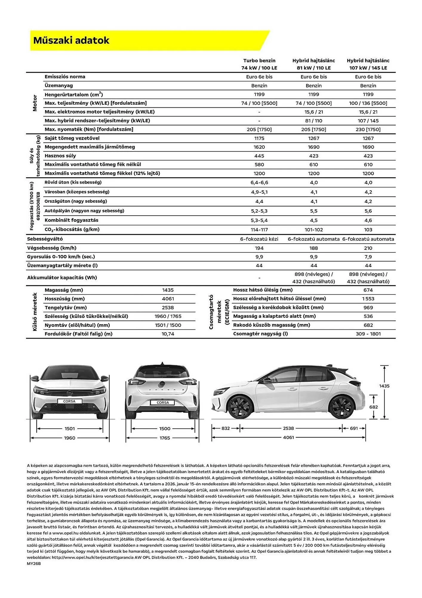 Katalógus Opel akciós újság február 14.-tól február 14.-ig 2027. - Oldal 9