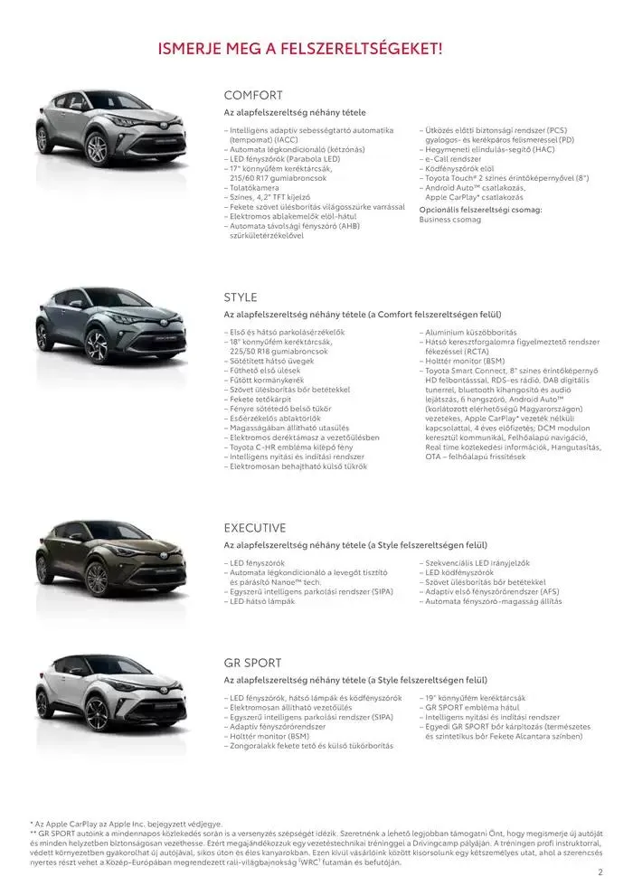 Katalógus Toyota C-HR Hybrid november 15.-tól november 15.-ig 2025. - Oldal 2