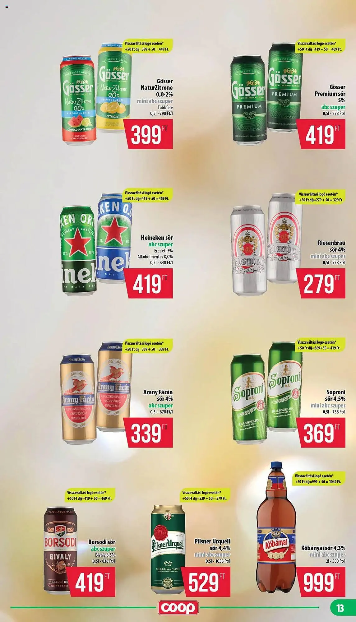 Katalógus Coop akciós újság április 17.-tól április 23.-ig 2025. - Oldal 13