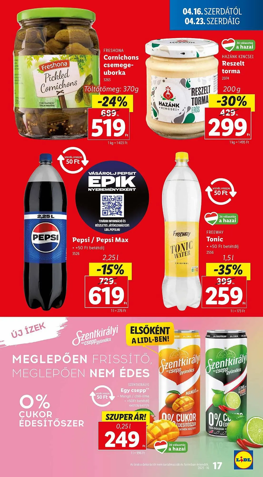 Katalógus Lidl akciós újság április 16.-tól április 19.-ig 2025. - Oldal 17