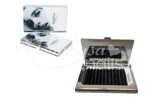 Fekete Szálas műszempilla-V alakú (0.05mm,D-curl,12 lines) 8mm #1022