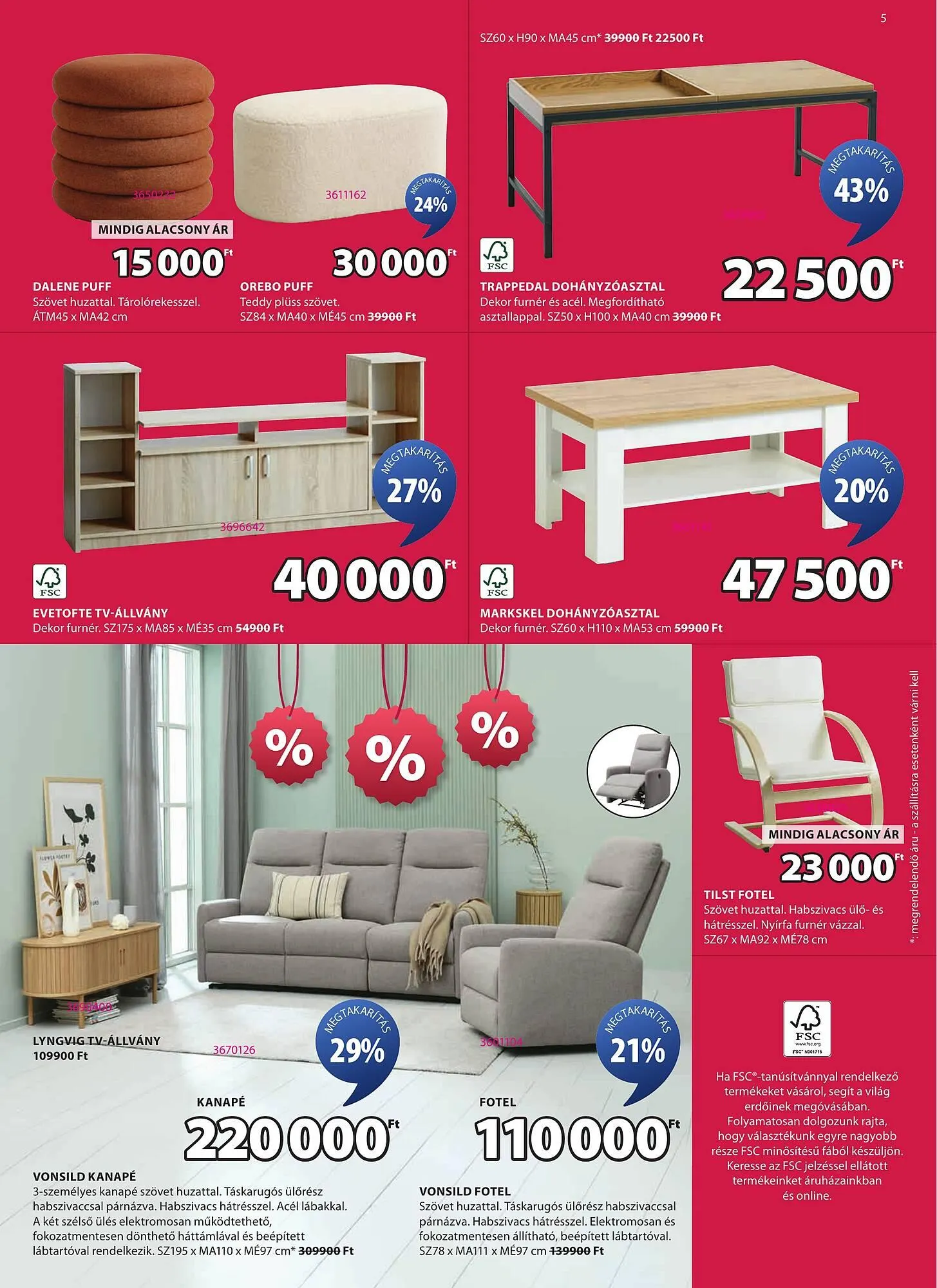 Katalógus JYSK akciós újság január 1.-tól február 2.-ig 2025. - Oldal 5