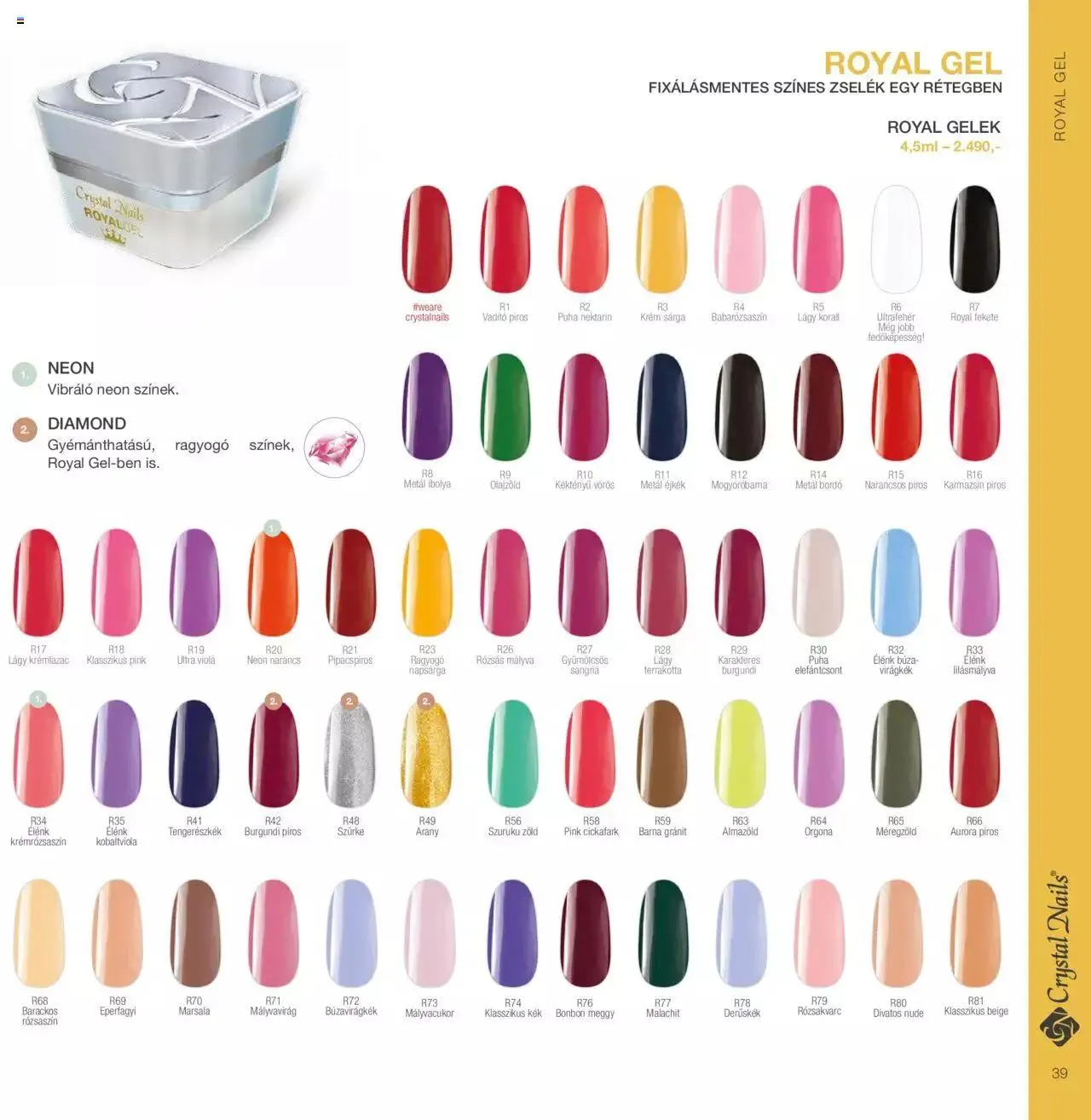Katalógus Crystal Nails - Nagykatalógus 22/23 március 8.-tól december 31.-ig 2023. - Oldal 39