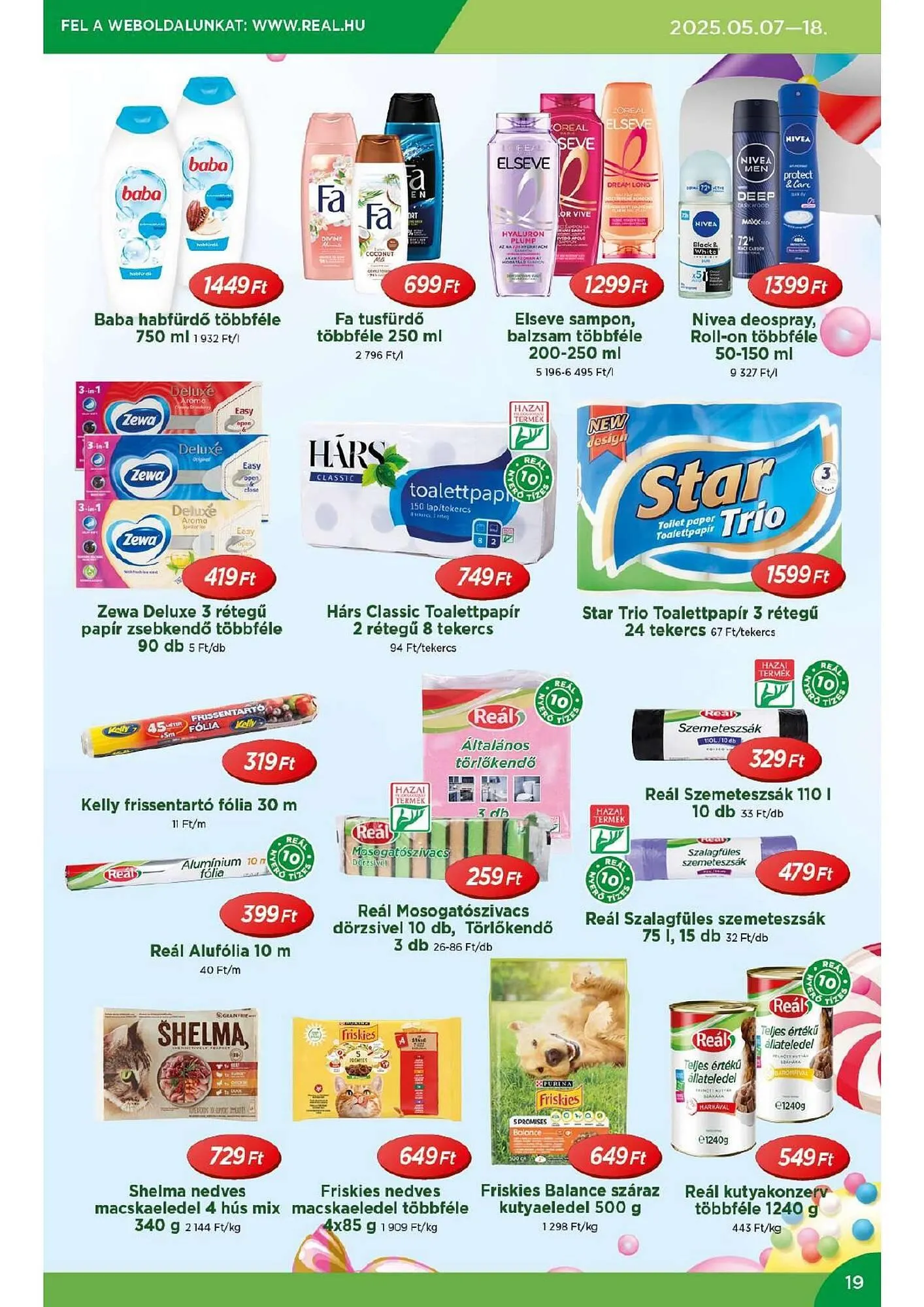 Katalógus Real akciós újság május 7.-tól május 18.-ig 2025. - Oldal 19