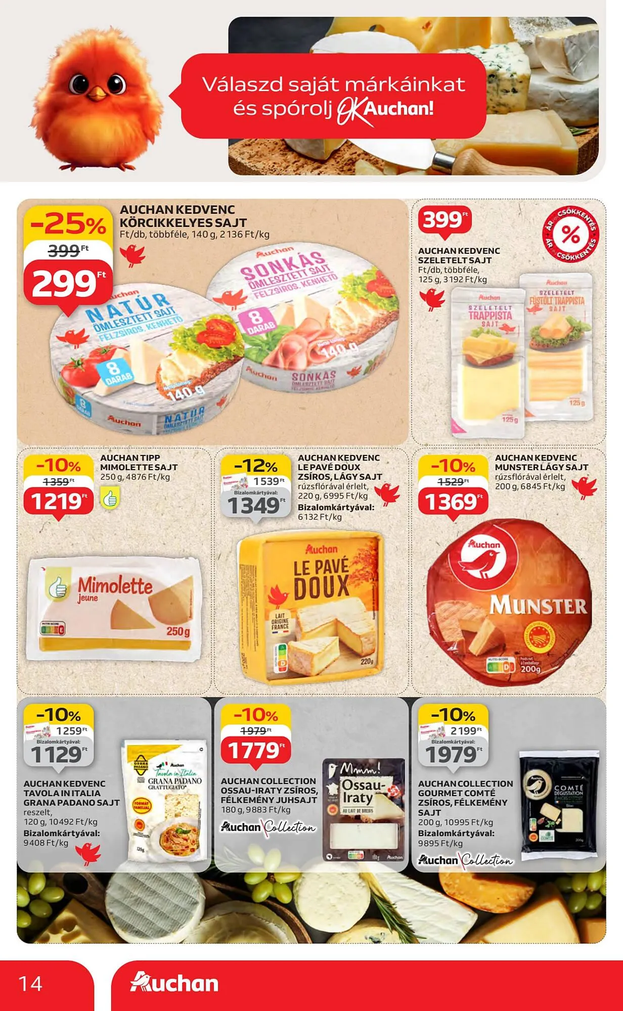 Katalógus Auchan akciós újság július 31.-tól augusztus 6.-ig 2025. - Oldal 14