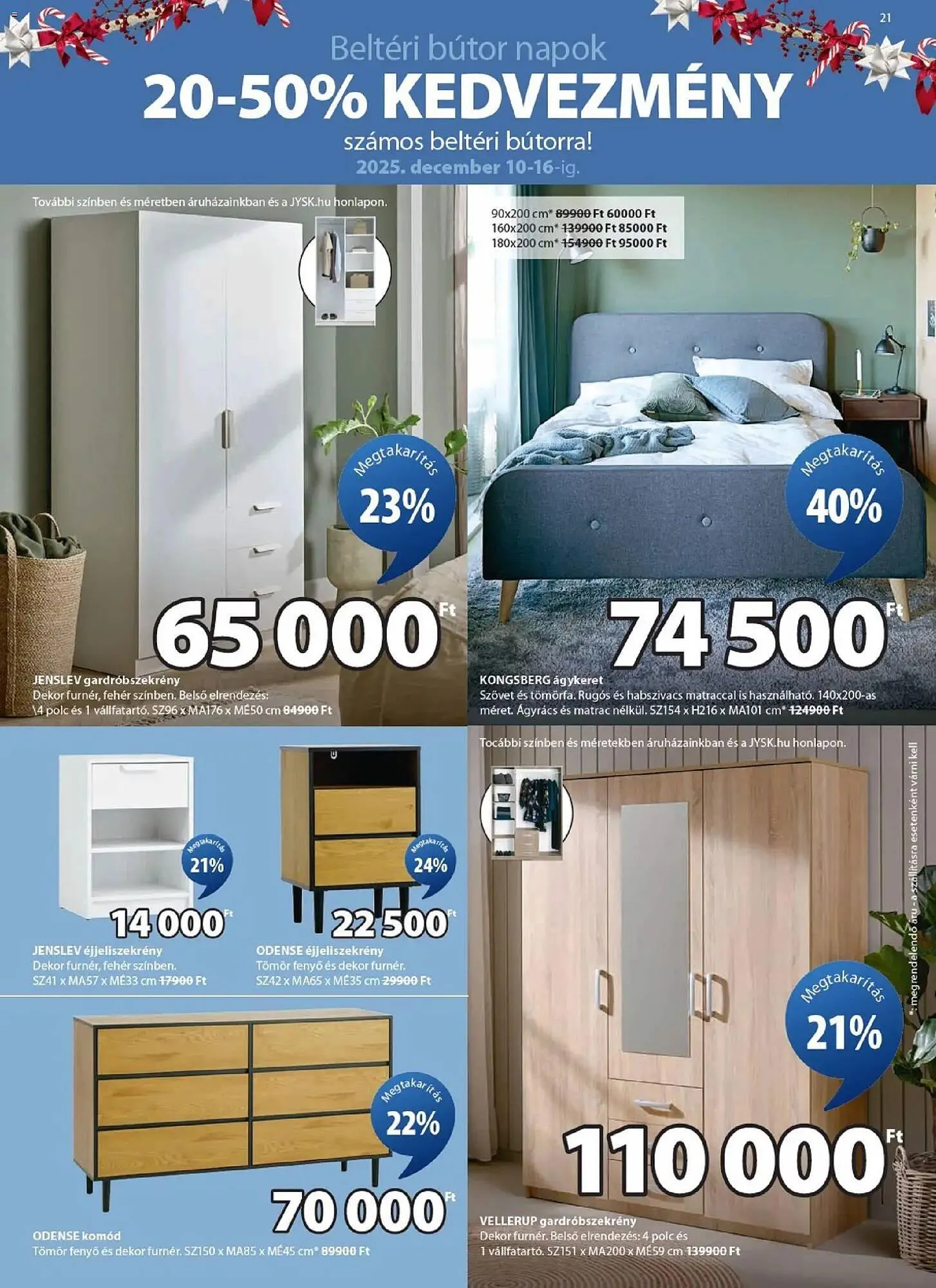 Katalógus JYSK akciós újság december 10.-tól december 16.-ig 2025. - Oldal 21