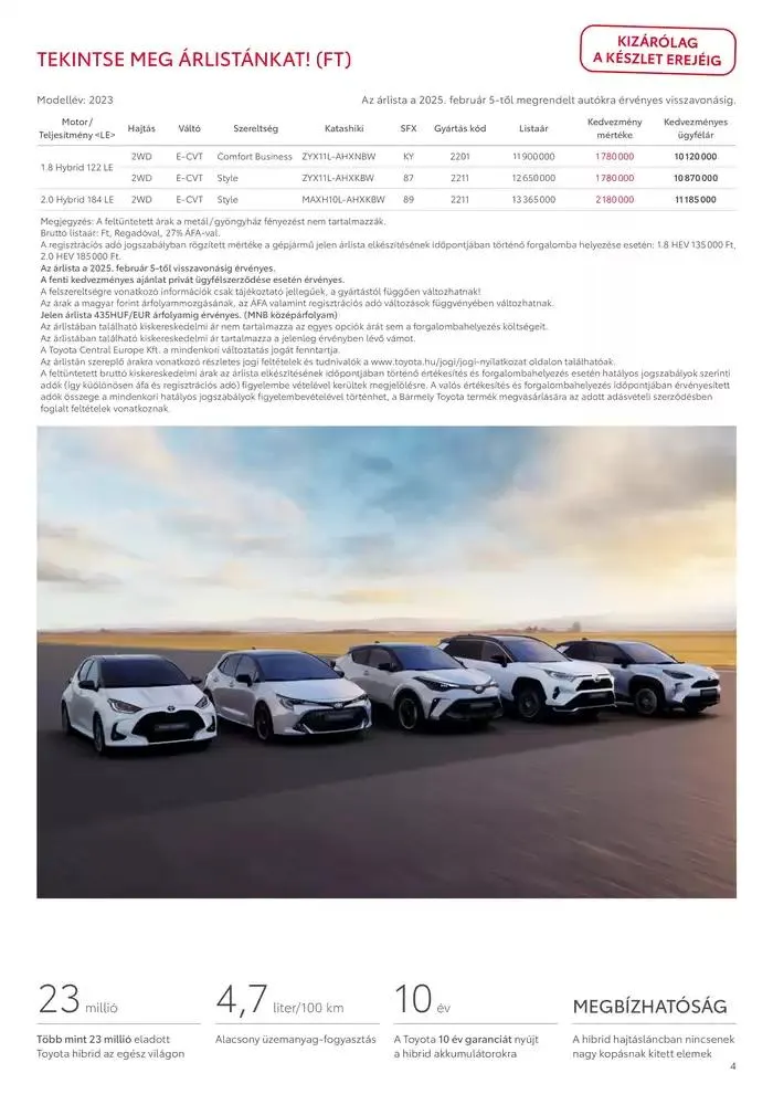 Katalógus Toyota C-HR Hybrid február 6.-tól február 6.-ig 2026. - Oldal 4