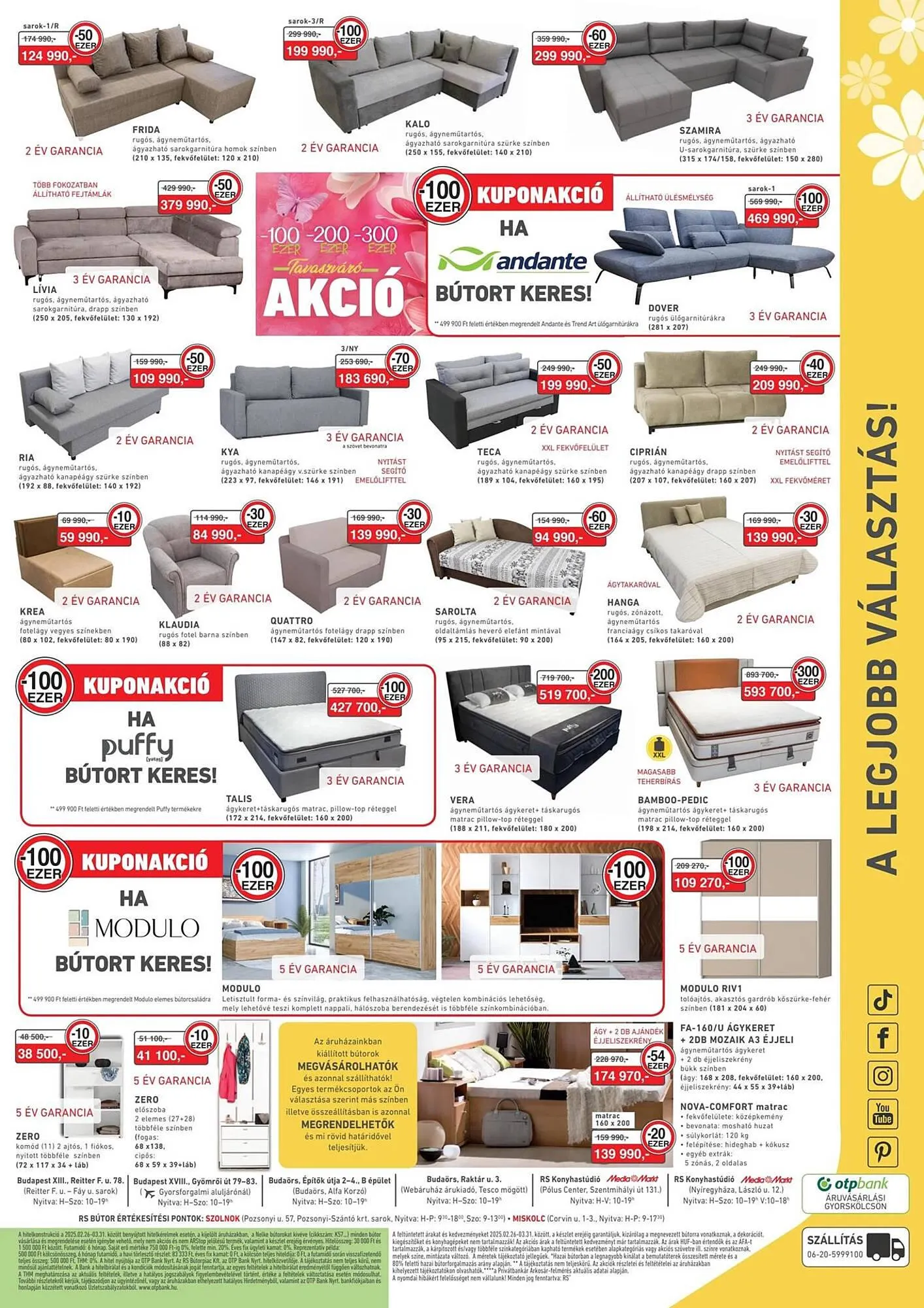 Katalógus RS Bútor akciós újság február 26.-tól március 31.-ig 2025. - Oldal 2