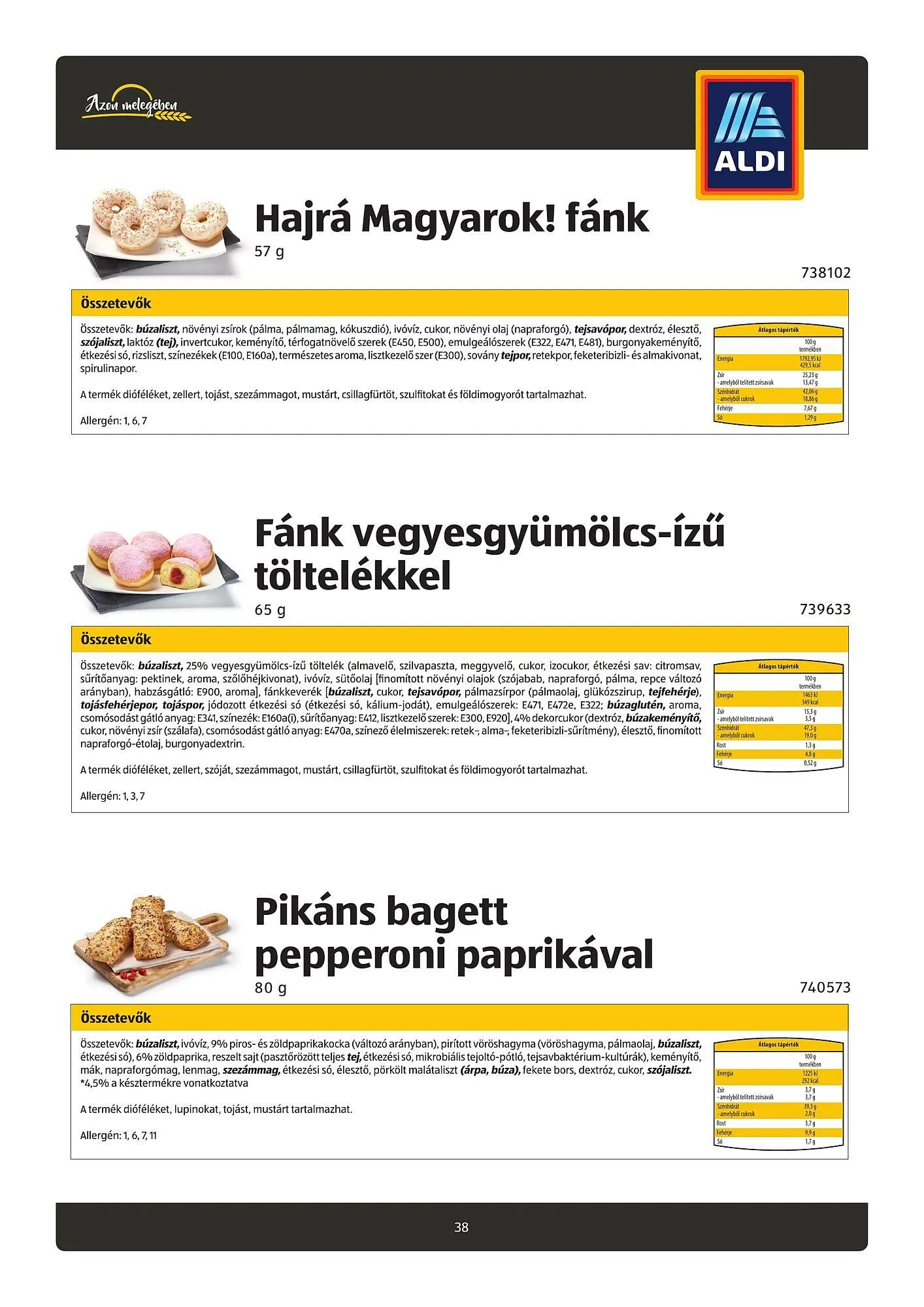 Katalógus ALDI akciós újság február 20.-tól március 26.-ig 2025. - Oldal 38