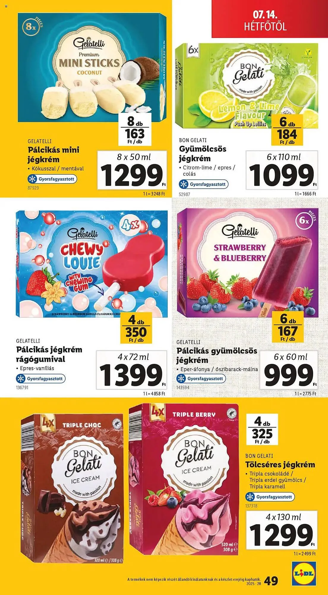 Katalógus Lidl akciós újság július 10.-tól július 16.-ig 2025. - Oldal 49