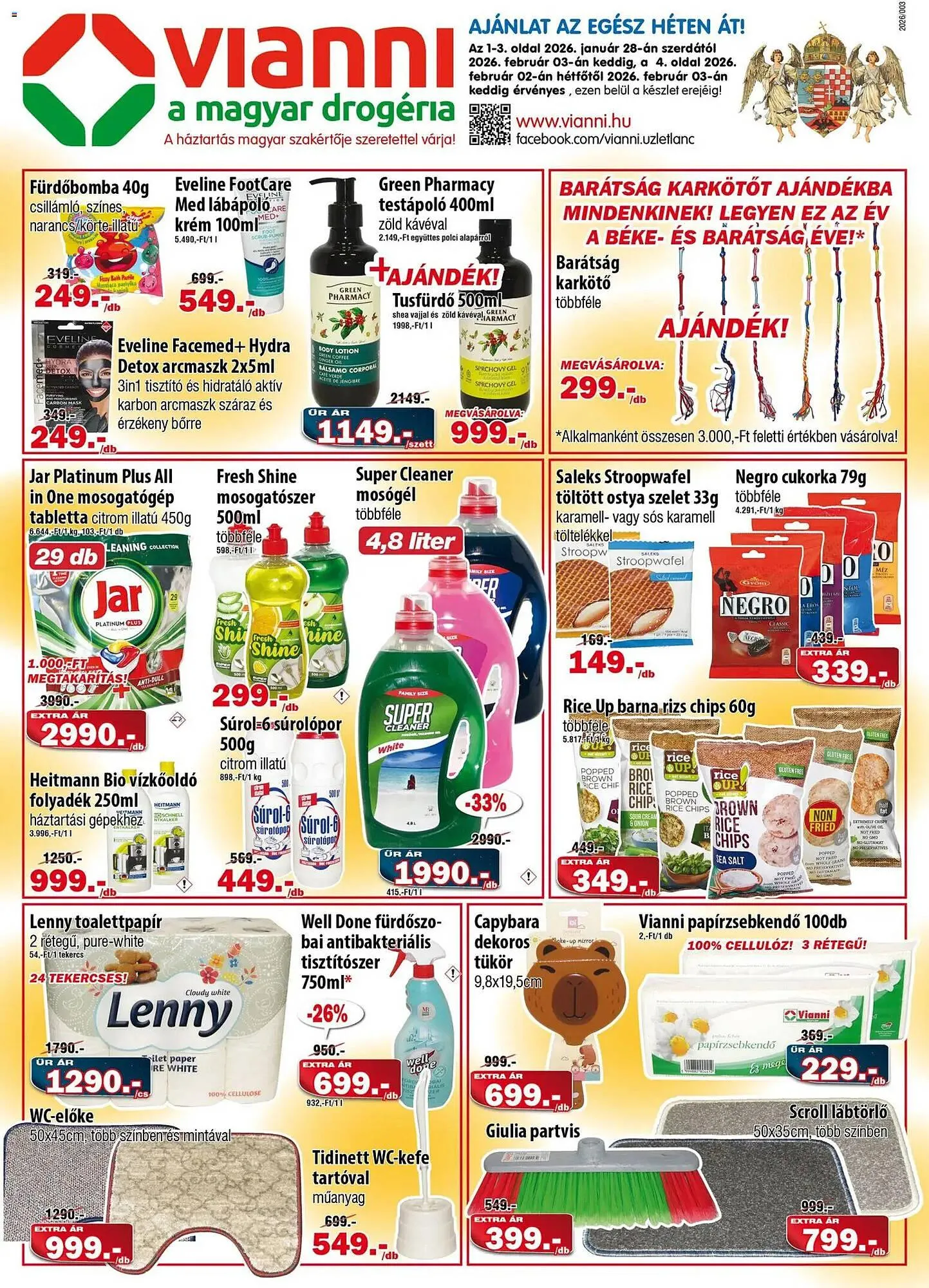 Vianni Drogéria akciós újság - 1