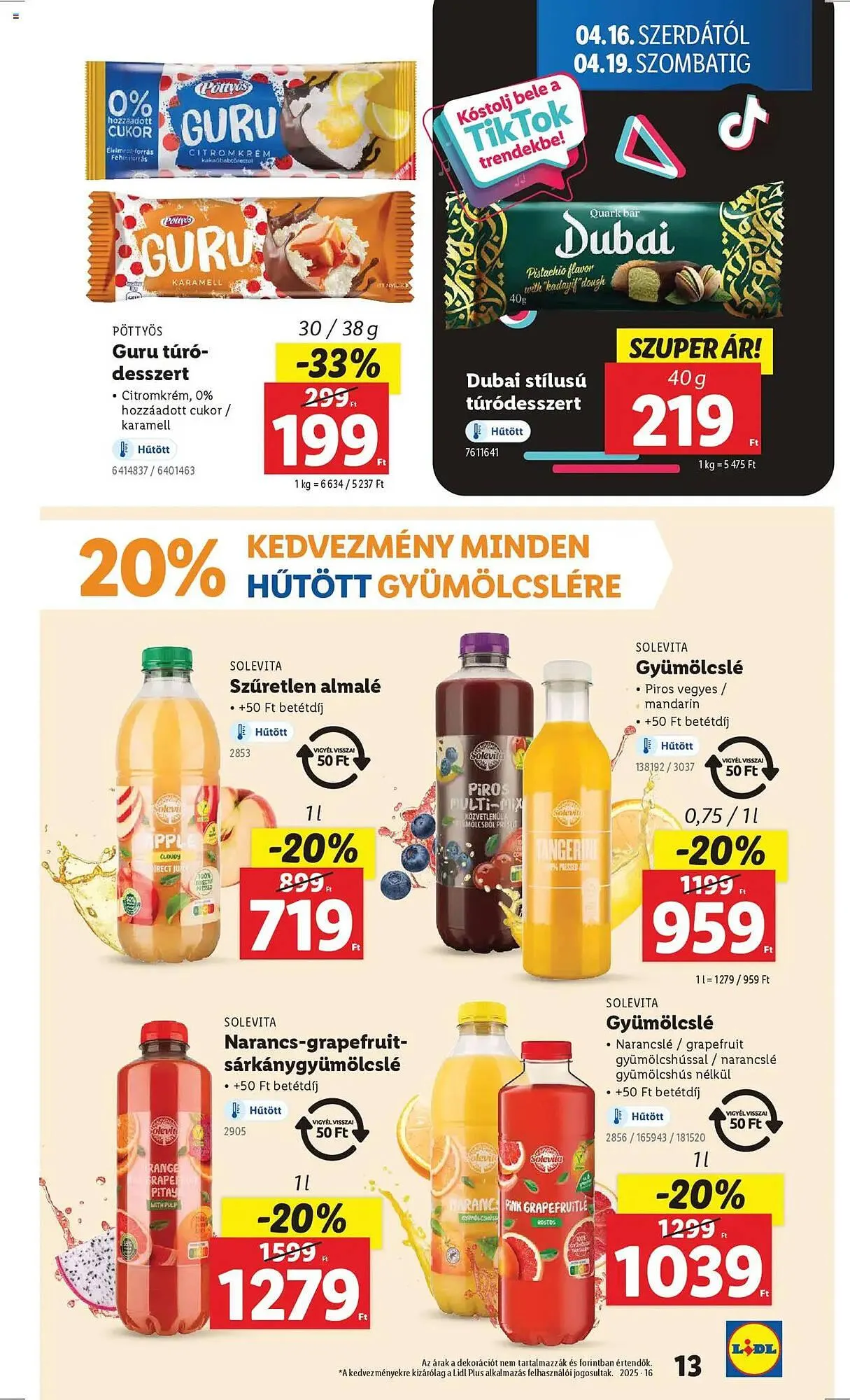 Katalógus Lidl akciós újság április 16.-tól április 22.-ig 2025. - Oldal 13