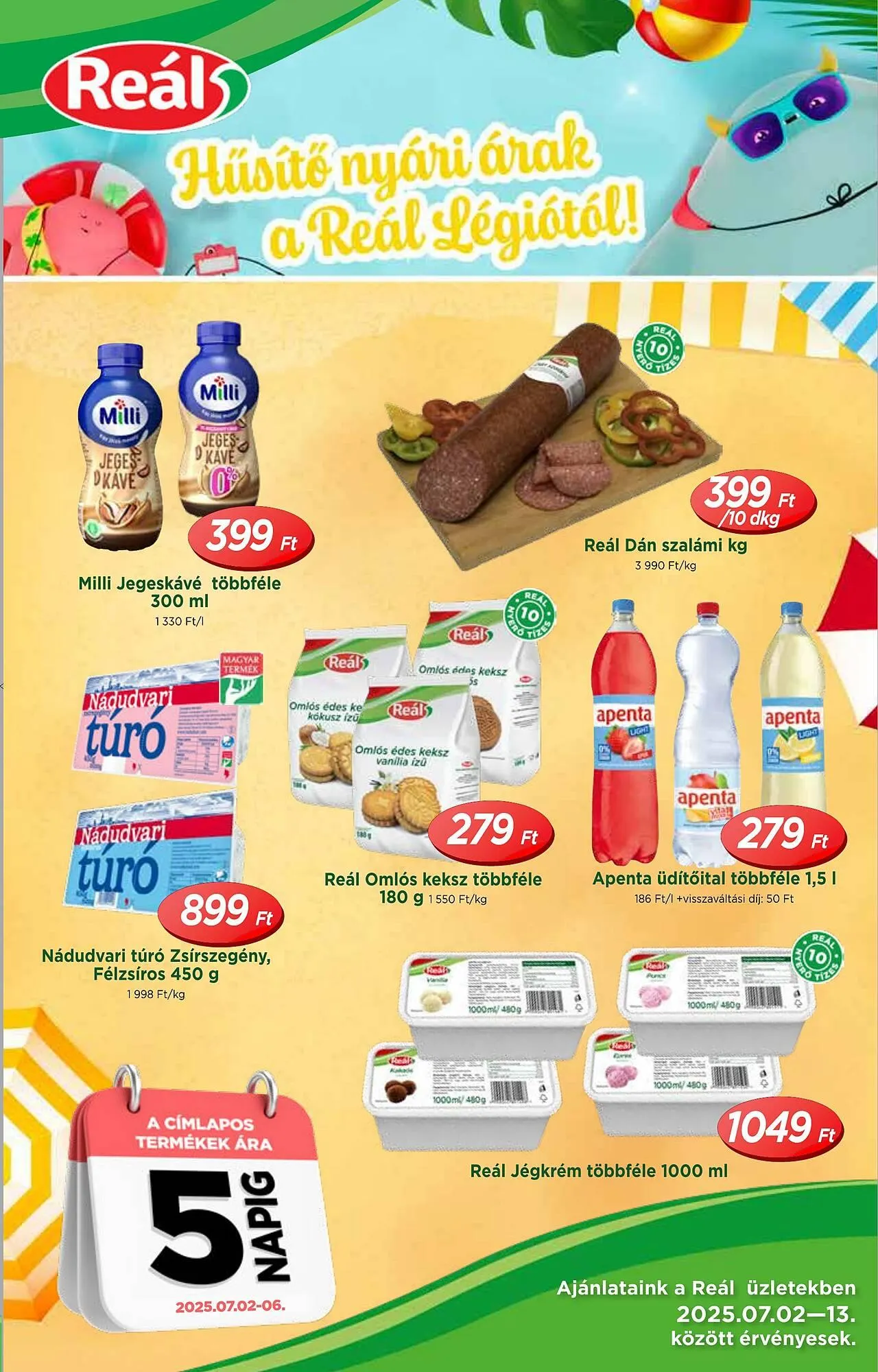 Katalógus Real akciós újság július 2.-tól július 13.-ig 2025. - Oldal 1