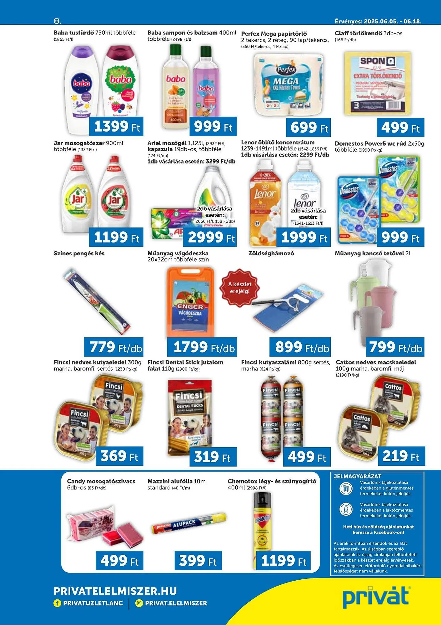 Katalógus PRIVÁT akciós újság július 5.-tól július 18.-ig 2025. - Oldal 8