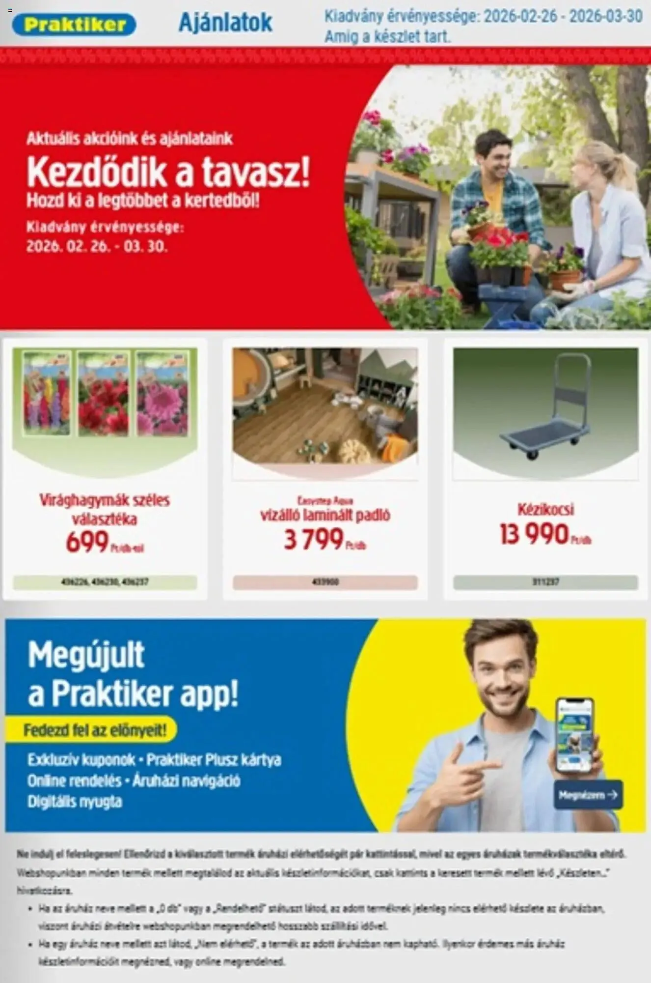 Katalógus Praktiker akciós újság február 26.-tól március 30.-ig 2026. - Oldal 1