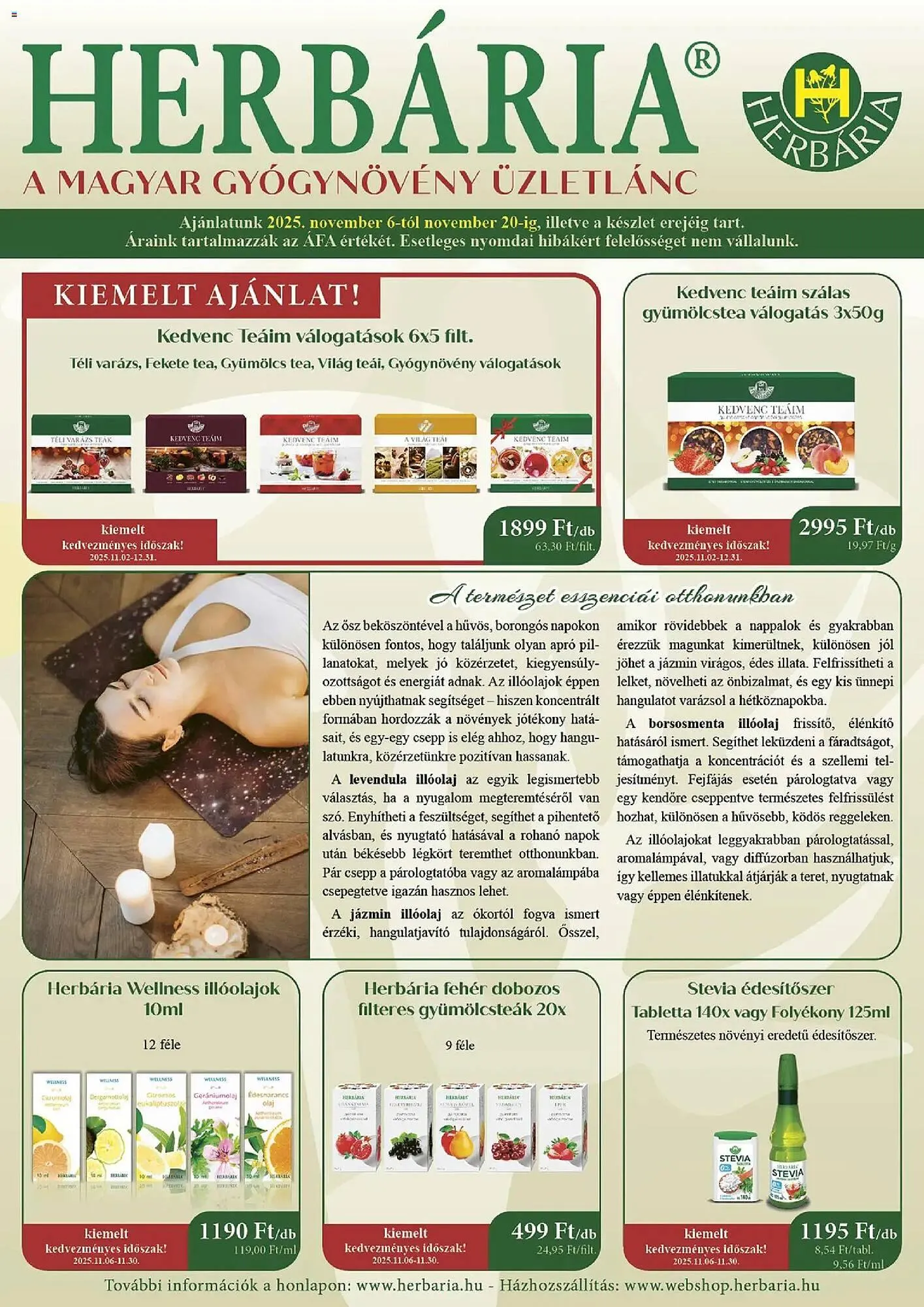 Herbária akciós újság - 1